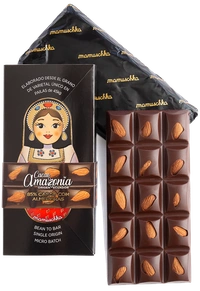 Tableta 80% Cacao Con Almendras Enteras